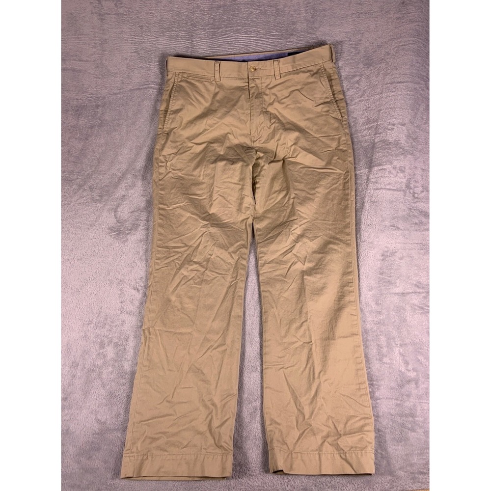 Polo Ralph Lauren Pants Stretch Classic Fit Mens Size 36 Tan Chino